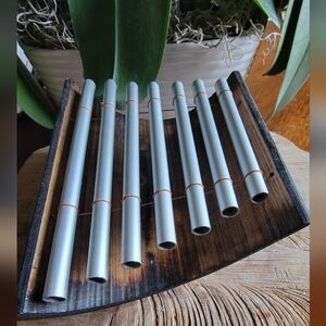 Handcrafted Tabletop Chime On A Wooden Stand